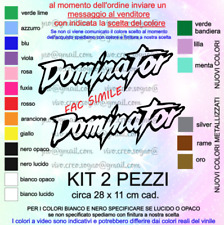adesivi sticker compatibili Honda Dominator prespaziato DECAL 28 cm