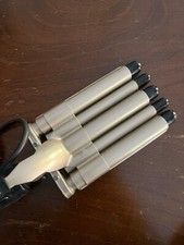 Sonar F13 Piastra Arricciacapelli 3 Tubi Effetto Onde - Gold