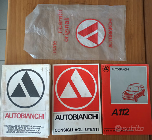 Autobianchi a112 manuali - a112,,