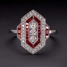 Anello FN Art Deco stile