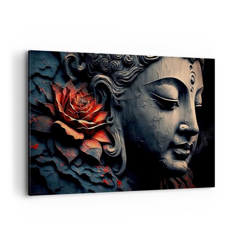 Quadro tela 120x80cm budda - 120x80cm,