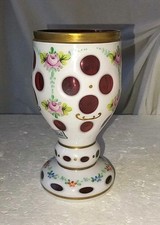 vaso cristallo di boemia