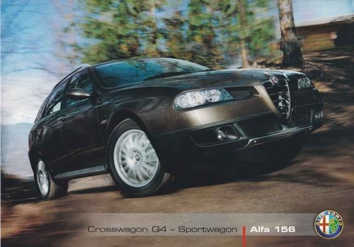 Brochure alfa romeo 156 - alfa,