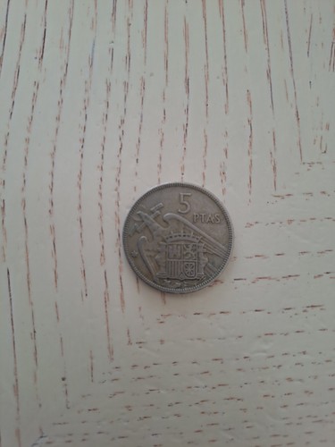 Pesetas franco gaudillo 1957 - franco,