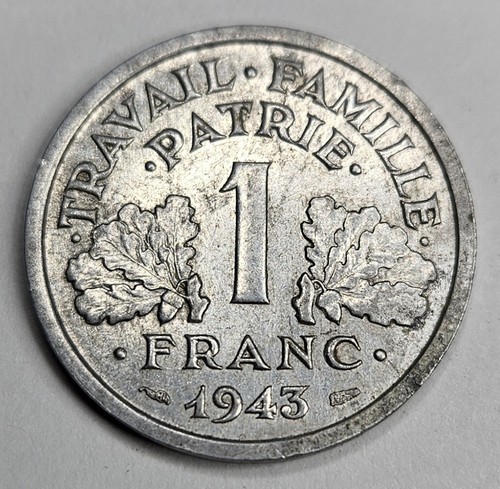 1943 france one franc - 1,