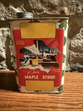Vintage One Quart Tin Litho