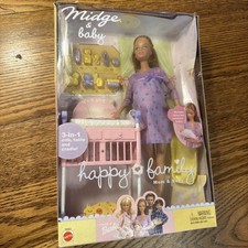 Mattel happy family midge - midge, &