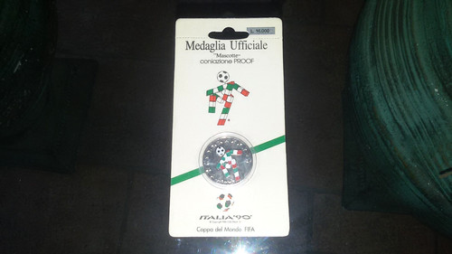 Italia medaglia ufficiale - italia, 90