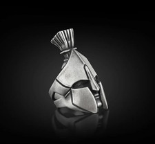 Anello uomo guerriero spartano