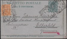 Italia cartolina lettera K 4