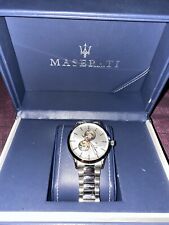 Orologio Maserati Scheletrato Automatico In Acciaio E Oro Rosa