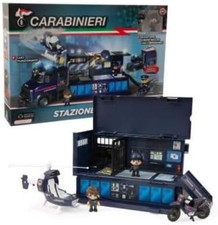 Carabinieri - Camion Carabinieri, Stazione Operativa All'Interno Moto Ed Elicott