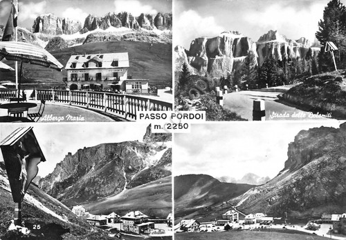 Cartolina passo pordoi - passo, 4
