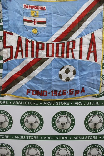 Bandiera flag calcio sampdoria - calcio,