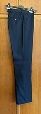 Pantaloni Eleganti Blu Ragazzo Uomo Lana Ufficio Matrimonio T. 46