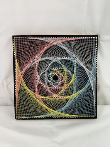 Vintage string art spirale mod - art,
