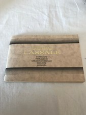 Seiko Lassale Istructions Booklet NUOVE 