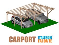 Carport in Legno Impregnato 5