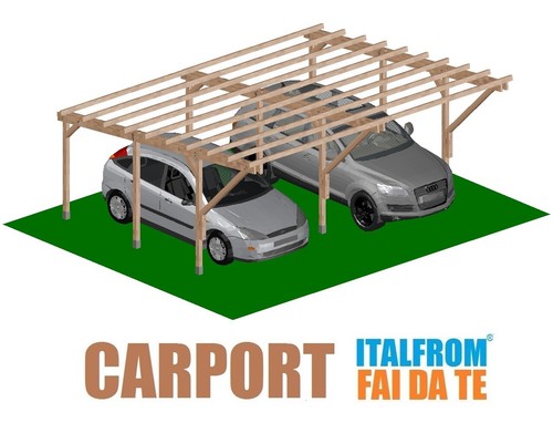 Carport legno impregnato - carport,