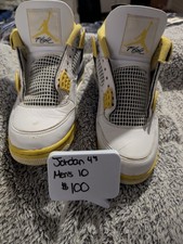 Jordan 4 bianco e giallo nero