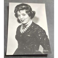 Cartolina Wilma de Angelis - Cantante e Conduttrice Televisiva