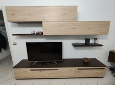 Mondo Convenienza - Modello SKEMA Parete TV + 2 mobili sala + libreria da muro 