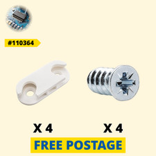 4 cerniere bianche per