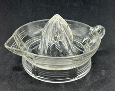 Spremiagrumi Vintage Nocciola Atlas Vetro Trasparente Manico Alesatore Agrumi Beccuccio Croce Criss