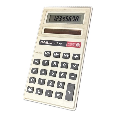 Calcolatrice casio 8 - casio, hs-8