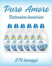 Puro Amore detersivo lavatrice Blu 45 Lavaggi x 6 Totale 270 Lavaggi
