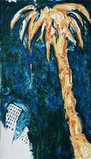 Palma | Mario Schifano Serigrafia su Carta Pop Art Edizione Limitata