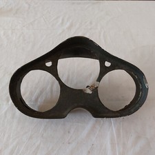 ABARTH Cruscotto porta strumenti in metallo verniciato nero per fiat 600.