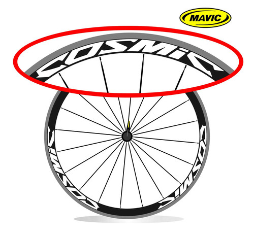 Mavic cosmic adesivi ruote - cosmic,