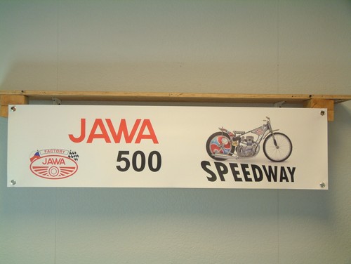 Jawa 500 speedway bici banner - bici,