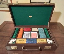 Dal Negro Valigia 265 Fiches Madreperlate+Carte Francesi+Dadi