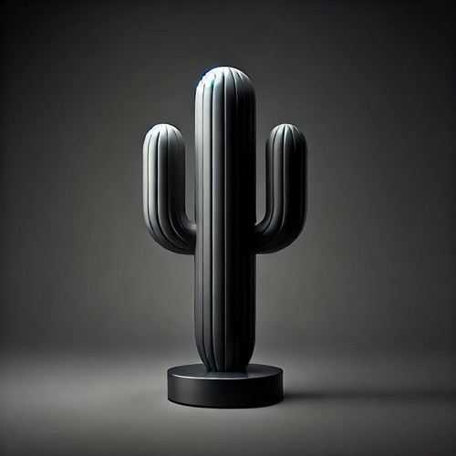 Vaso cactus scultura - 🌵, |