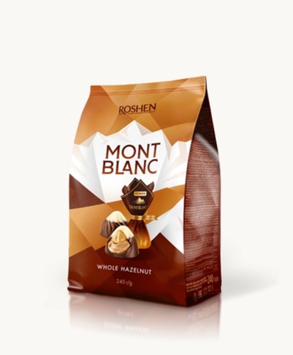 Caramelle monte bianco con - bianco,