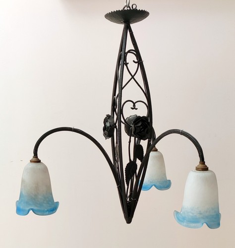 Lampadario tulipani vetro - 3,