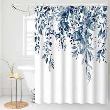 Tenda doccia eucalipto blu