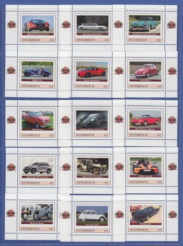 Francobolli austria auto - francobolli,