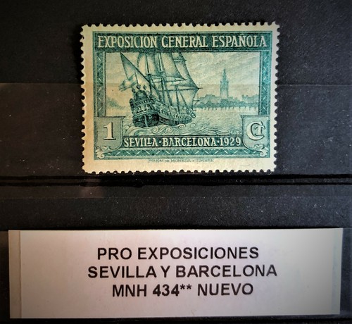 Sello españa 1929 - espaÑa, alfonso