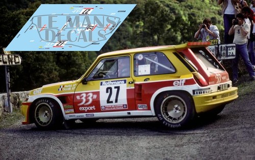 Decals renault maxi - decals,