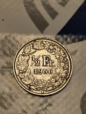 1/2 Franco Svizzero 1950