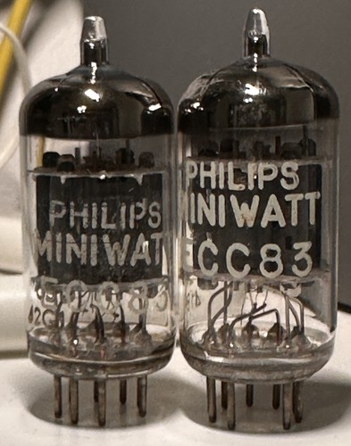 Philips miniwatt ecc83 12ax7 - philips,