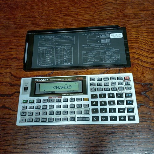 Sharp 1403h retro pocket - sharp,