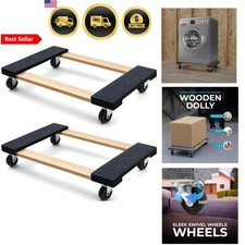 Carrello mobile in legno duro
