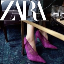 Scarpe stiletto corte in pizzo