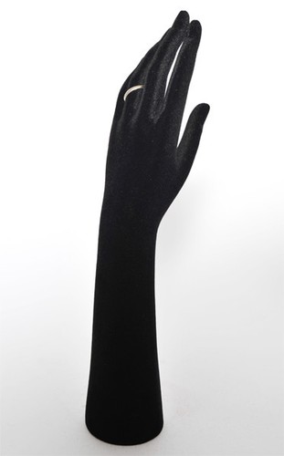 Mano espositore donna velluto - espositore,