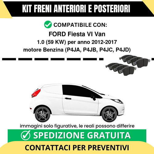 Pastiglie freno ant post - pastiglie,