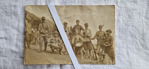 Banda militare foto cartolina - banda,